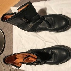 Fiorentini + Baker Womens Black Leather Boots